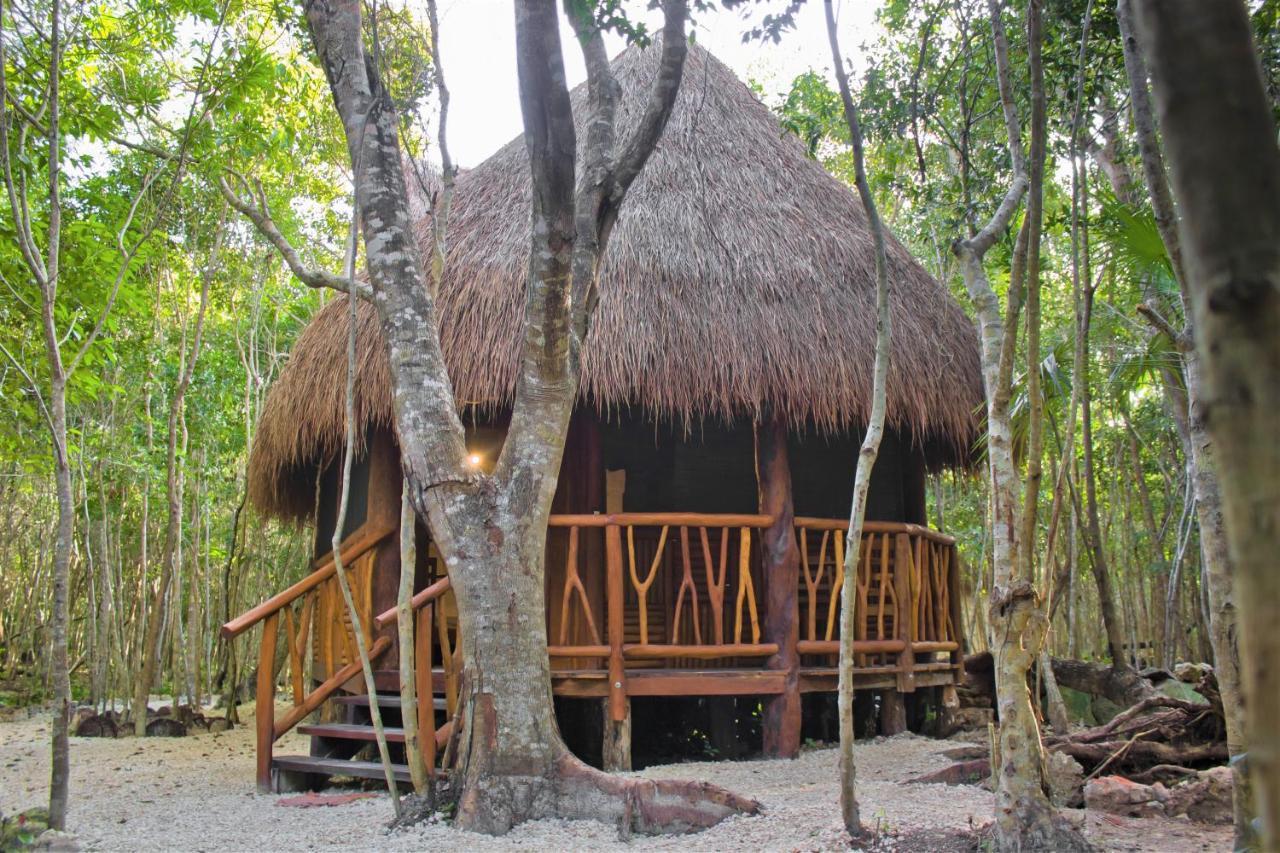 Aldea Maya-Ha Cabanas Con Cenotes Puerto Morelos Exterior foto